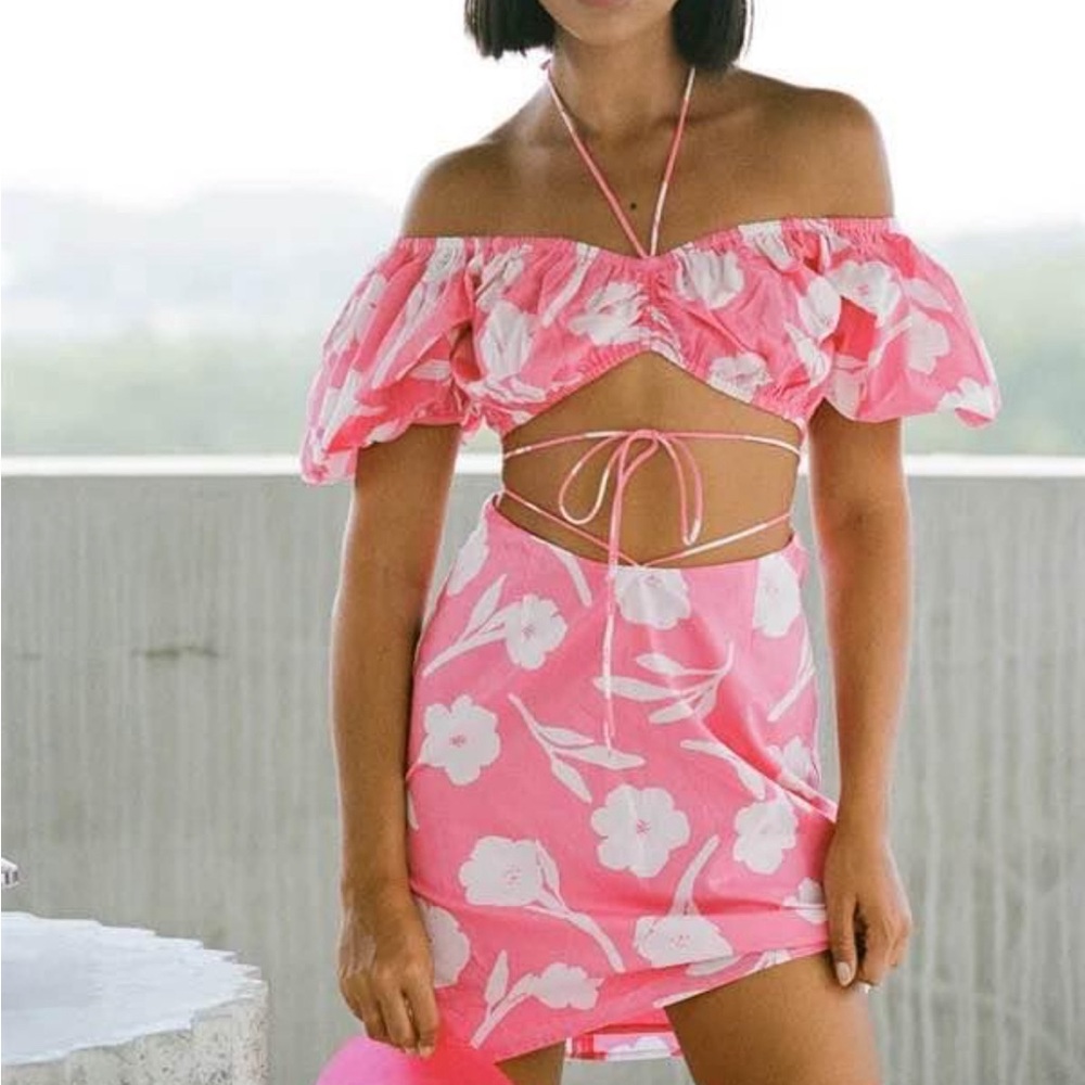 Sabo skirt cut out dress